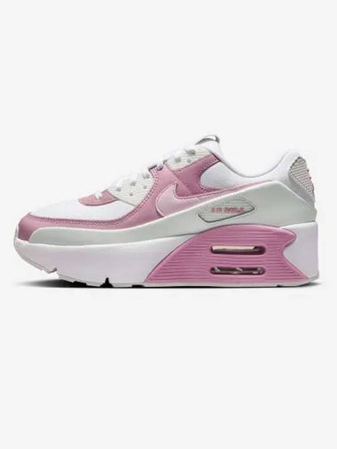 Air Max 90 LV8 W White Pink Foam Summit Elemental Platinum Tint Photon Dust FD4328 110 - NIKE - BALAAN 1