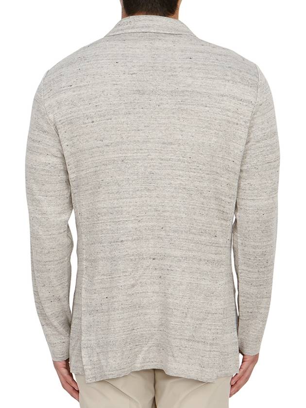 Men's Double Breasted Cardigan Gray - RVR LARDINI - BALAAN 5