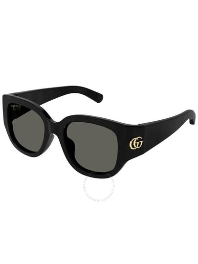 Square Frame Sunglasses Black - GUCCI - BALAAN 2