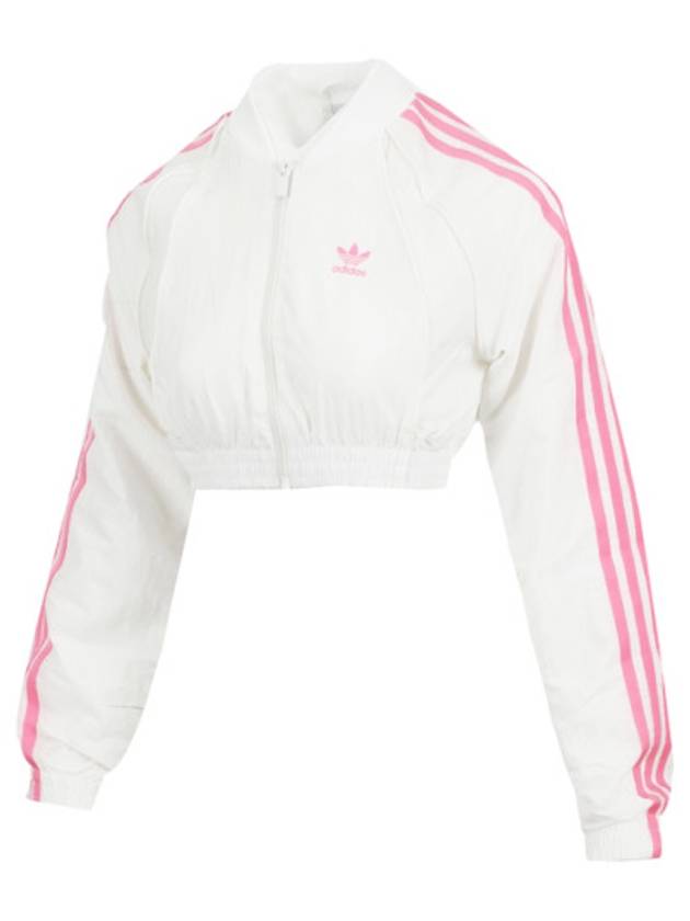 Slim Crop Woven Track Jacket White - ADIDAS - BALAAN 2