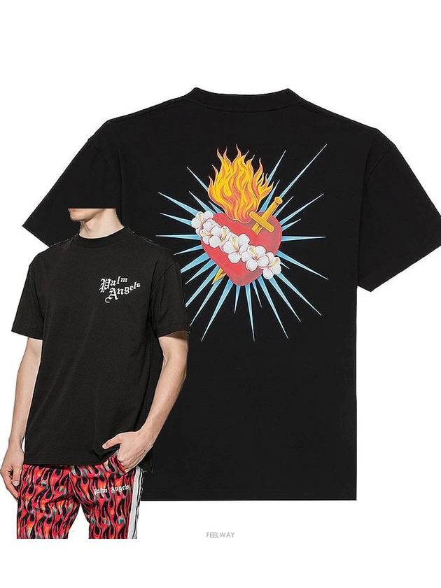 Heart Short Sleeve PMAA001S20413015 - PALM ANGELS - BALAAN 1