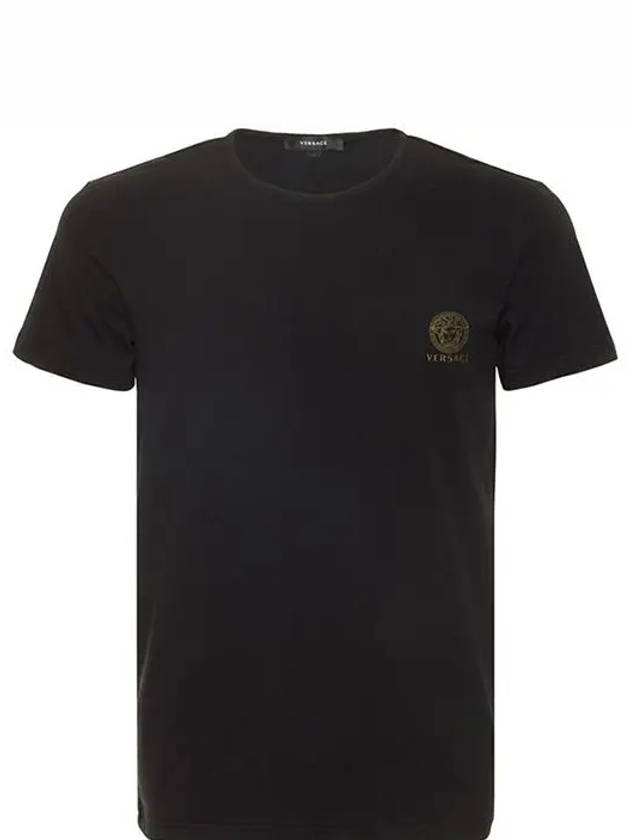 Medusa Logo Under Short Sleeve T-Shirt Black 2 Pack - VERSACE - BALAAN 2