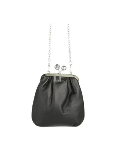 Piavewe Chain Shoulder Bag Black - MAX MARA - BALAAN 2