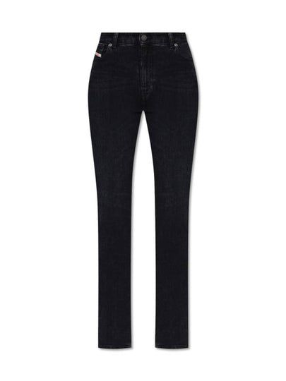 High Rise Bootcut Jeans Black - DIESEL - BALAAN 2