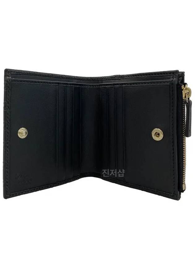 Zipper Microshima Half Wallet Black - GUCCI - BALAAN 4