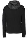 Padded Hooded Cardigan Black - MONCLER - BALAAN 4