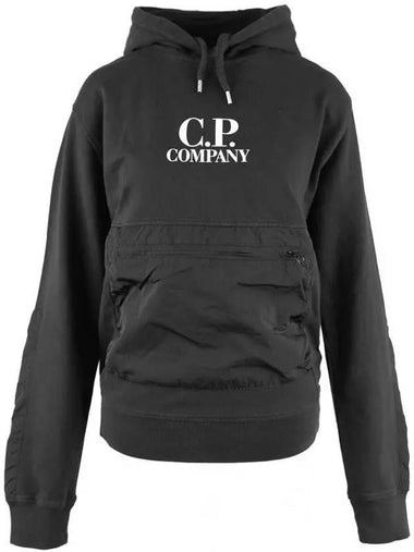 C P COMPANY CP Kids Women Logo Hoodie 14CKSS027C 002246M 999 Other 270618 - CP COMPANY - BALAAN 1