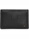 Gold TF Logo Card Wallet Black - TOM FORD - BALAAN.