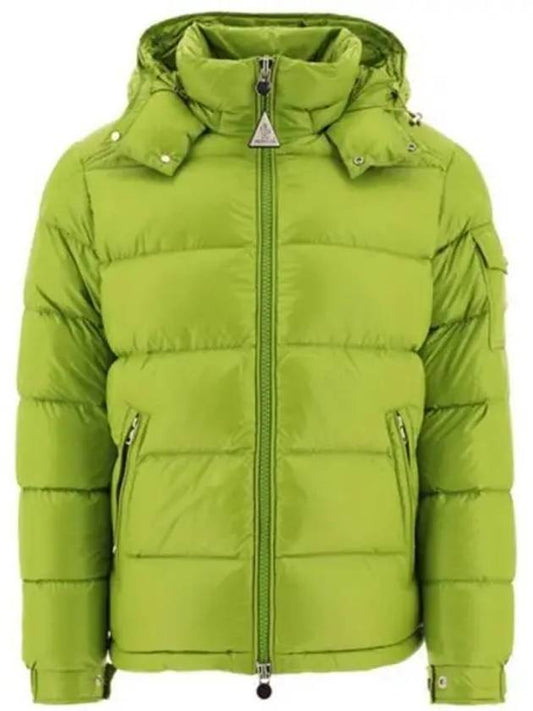 1A53600 68950 830 MAYA Hooded Padded Jacket Green Men s Padding TLS 270257 - MONCLER - BALAAN 1