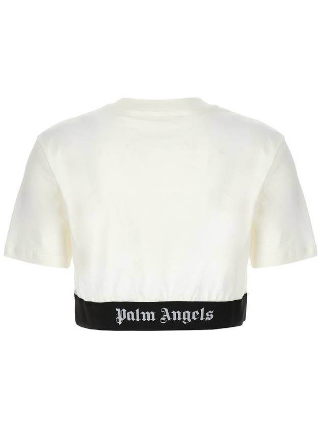 Short Sleeve T-Shirt PWAA051S24JER001 0310 White - PALM ANGELS - BALAAN 3