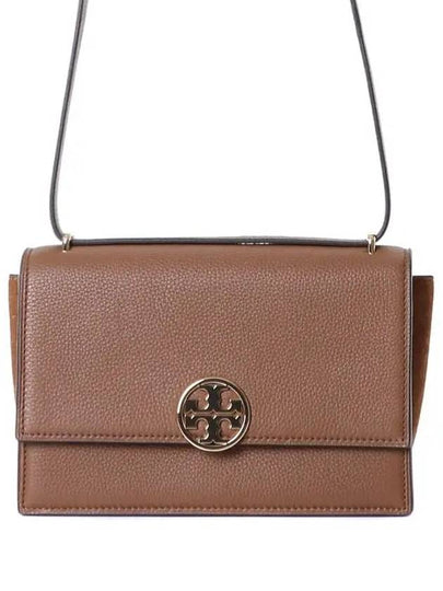 Miller Leather Cross Bag Brown - TORY BURCH - BALAAN 2