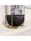 GG Marmont Matelasse Chain Mini Bag Black - GUCCI - BALAAN 3