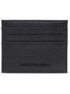 Logo Credit Card Wallet Black - EMPORIO ARMANI - BALAAN 1