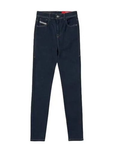 Slandy high denim pants medium blue - DIESEL - BALAAN 1