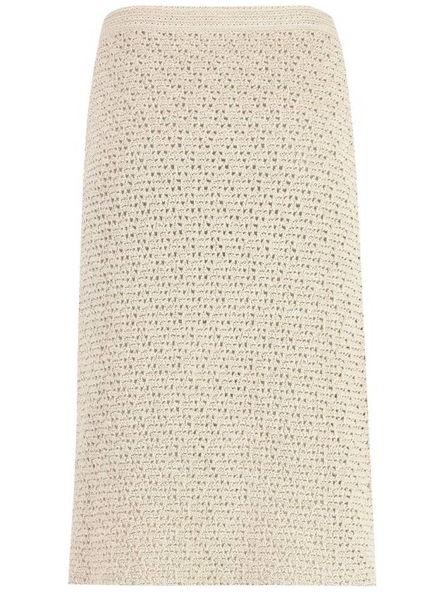 Texture Knit Wrap Around Midi Skirt 782282 V3WM0 9227 B0111077111 - BOTTEGA VENETA - BALAAN 3