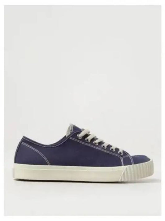 Tabi Cotton Low Top Sneakers Blue - MAISON MARGIELA - BALAAN 2