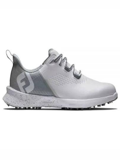 Women's Logo Waterproof Spike Shoes Grey - FOOTJOY - BALAAN 2