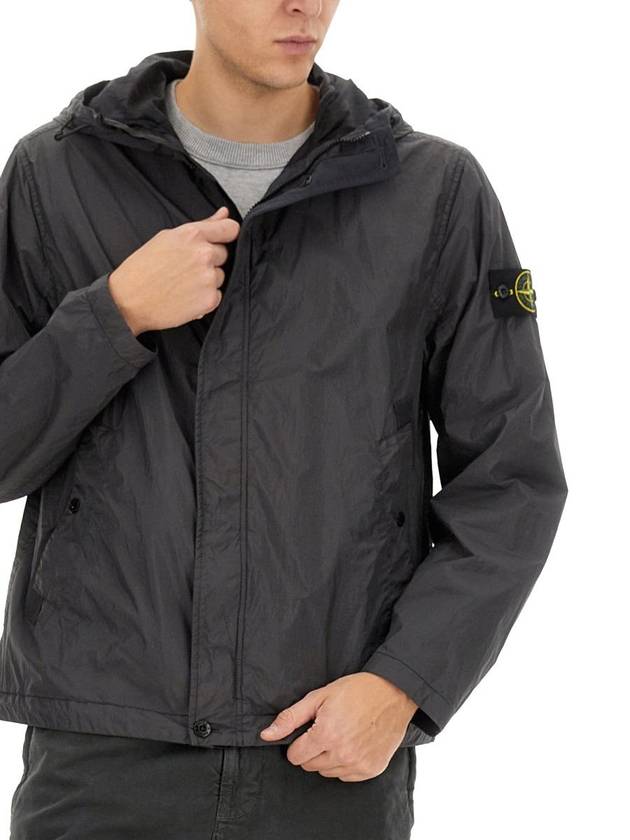 Stone Island Hooded Jacket - STONE ISLAND - BALAAN 4