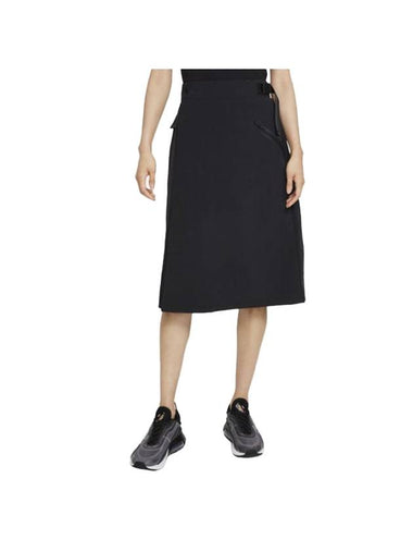 Sportswear Tech Pack A-Line Skirt Black - NIKE - BALAAN 1