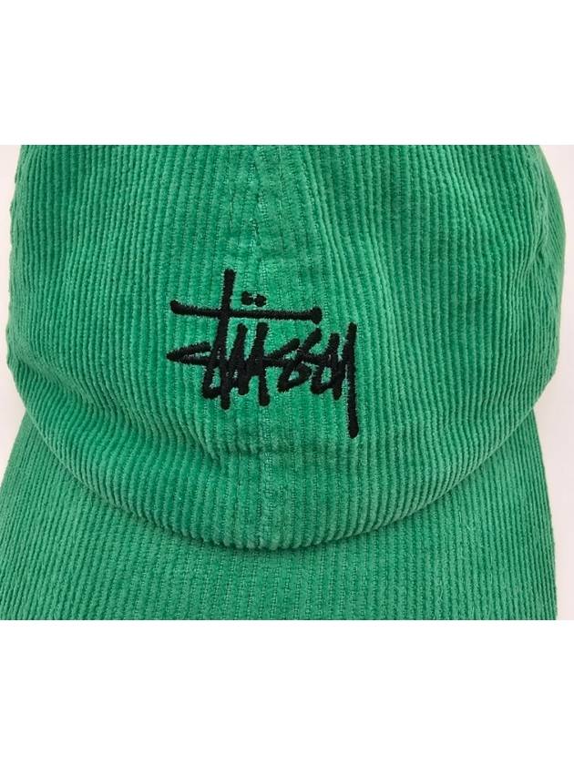 Graffiti Corduroy Low Pro Ball Cap Apple - STUSSY - BALAAN 7