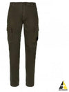 Lens Patch Stretch Satin Cargo Straight Pants Ivy Green - CP COMPANY - BALAAN 2