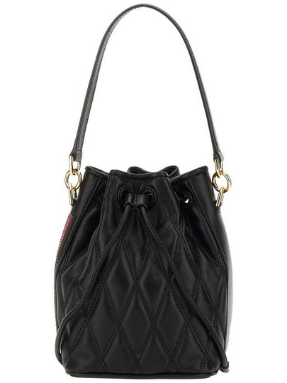 Done Leather Bucket Bag Black - BALLY - BALAAN 2