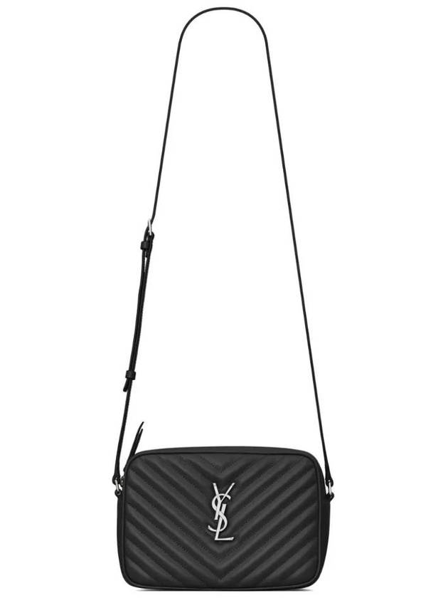 Roux Quilted Cross Bag Black - SAINT LAURENT - BALAAN 1