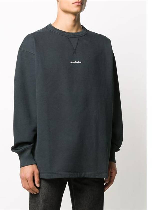 Lettering Logo Sweatshirt Black - ACNE STUDIOS - BALAAN 4