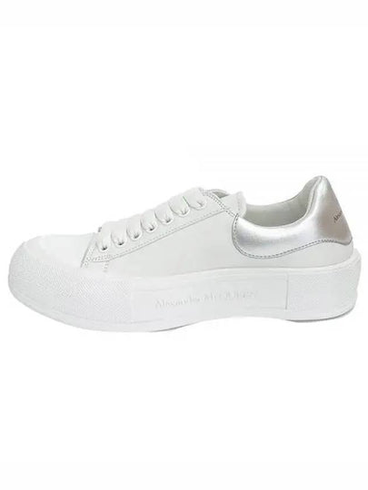 Deck Slim Sole Low Top Sneakers White - ALEXANDER MCQUEEN - BALAAN 2