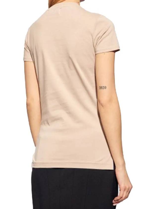 Embroided ORB Peru Short Sleeve T-Shirt Beige - VIVIENNE WESTWOOD - BALAAN 4