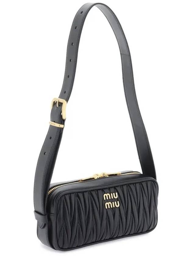 Materasse Nappa Leather Cross Bag Black - MIU MIU - BALAAN 3