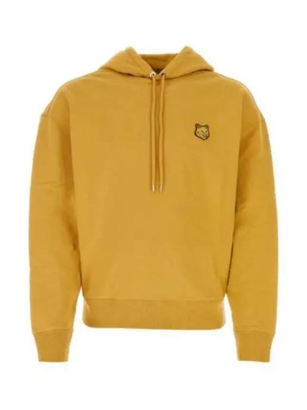 Bold Fox Head Patch Oversize Hoodie Yellow - MAISON KITSUNE - BALAAN 2