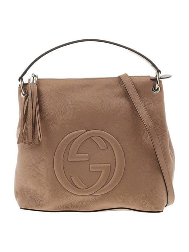 GG Soho Tassel Hobo Shoulder Bag Beige - GUCCI - BALAAN 1