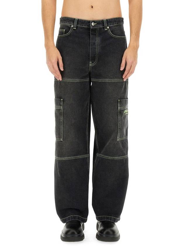 Off-White Cargo Jeans - OFF WHITE - BALAAN 1