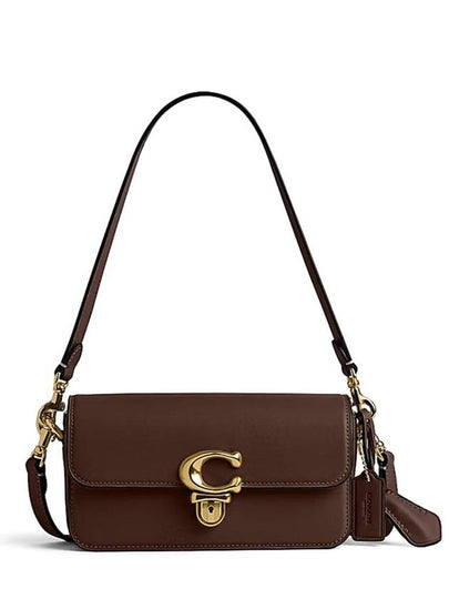 Studio 20 Leather Shoulder Bag Brown - COACH - BALAAN 2