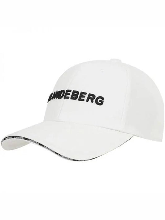 Henrik Embroidered Logo Ball Cap White - J.LINDEBERG - BALAAN 2