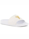 Zanotti Gold Logo Women’s Slippers - GIUSEPPE ZANOTTI - BALAAN 1