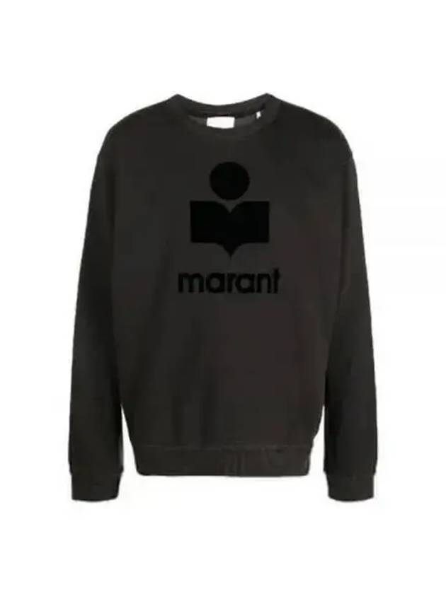 Mikoy Logo Cotton Sweatshirt Fade Black - ISABEL MARANT - BALAAN 2