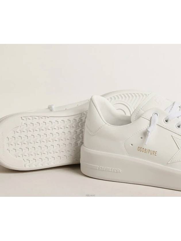 Purestar Lace-Up Low-Top Sneakers White - GOLDEN GOOSE - BALAAN 4