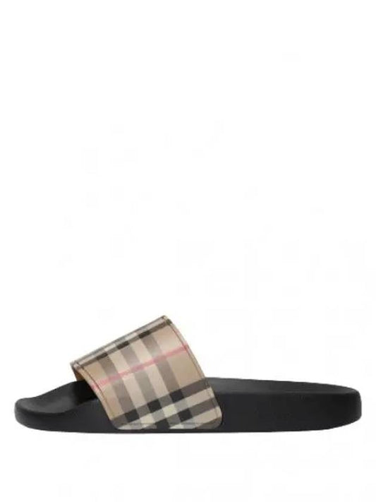 Vintage Check Slides Women s Slippers - BURBERRY - BALAAN 1