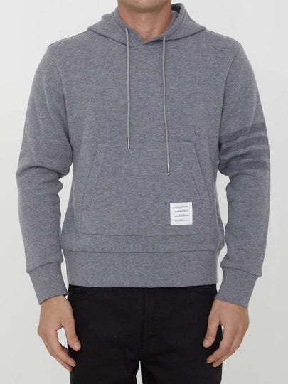 4 Bar Stripe Hoodie Grey - THOM BROWNE - BALAAN 2