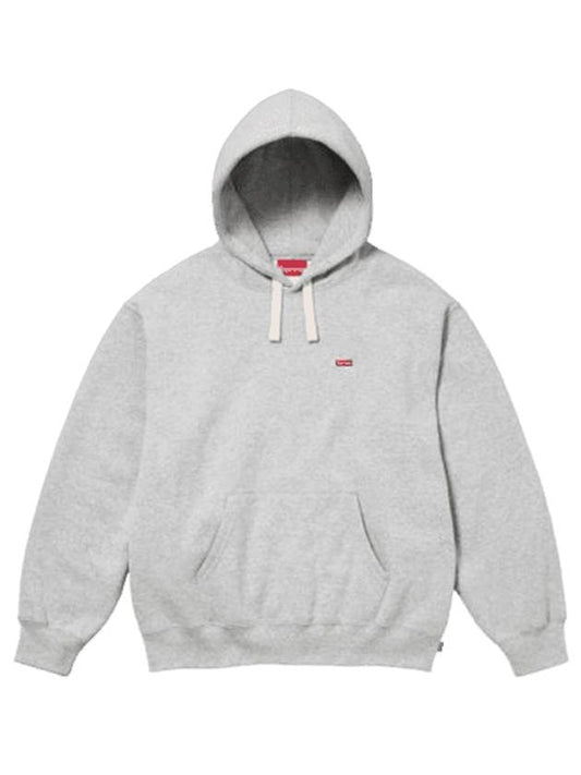 Small Box Drawcord Hoodie Heather Grey - SUPREME - BALAAN 1