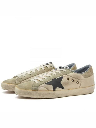 Superstar Distressed Lace-Up Low Top Sneakers Beige - GOLDEN GOOSE - BALAAN 2