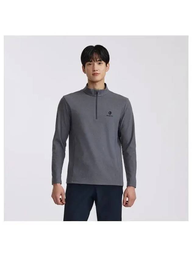 BLACKYAK Men s Makalu Zip up Tee MG - BLACKBROWN - BALAAN 1