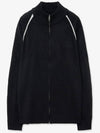 Classic high neck knit zip up black - BLONDNINE - BALAAN 2