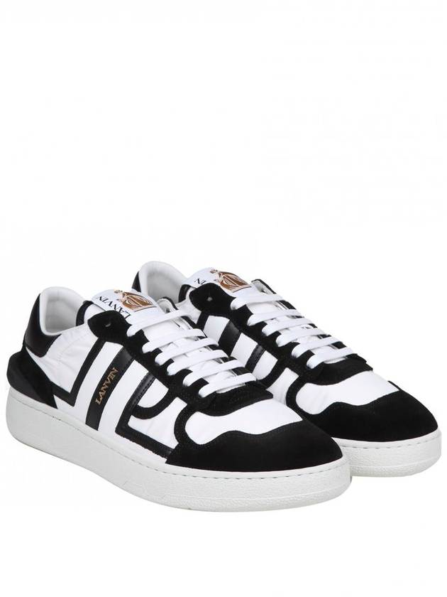 Lanvin Leather And Suede Sneakers With Nylon Inserts - LANVIN - BALAAN 2