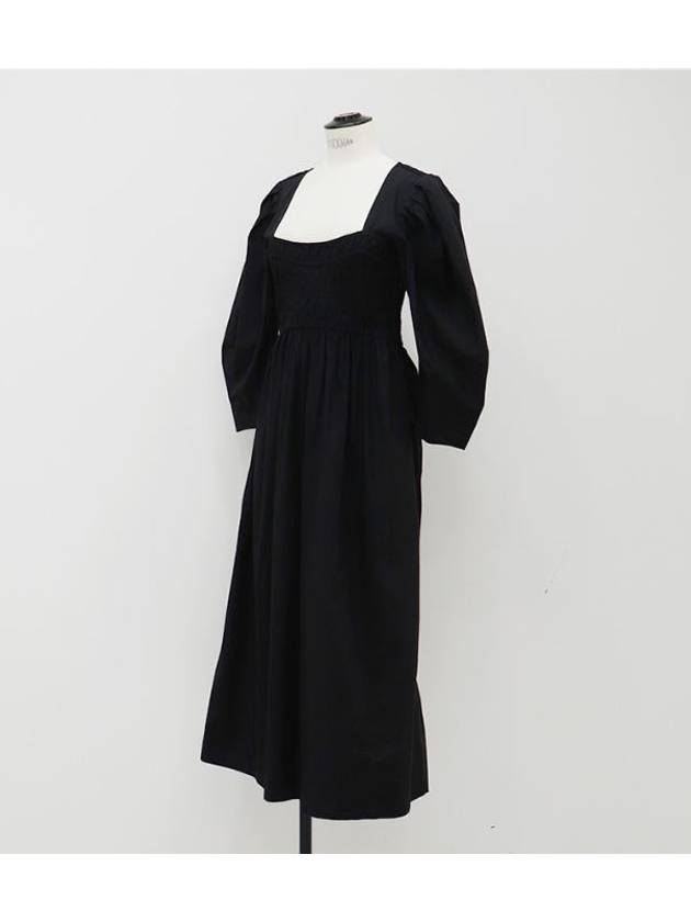 Black smoke dress - GANNI - BALAAN 5