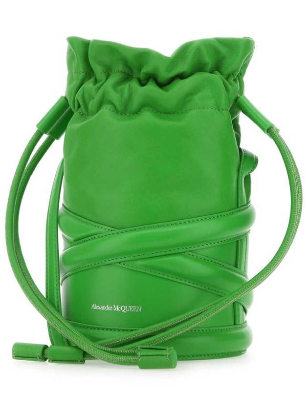 Soft Curve Cross Bag Green - ALEXANDER MCQUEEN - BALAAN 3