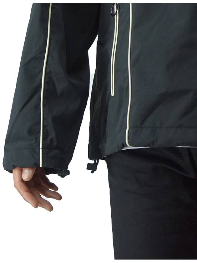 J Hives Contrast Piping Windbreaker Black - DIESEL - BALAAN 10