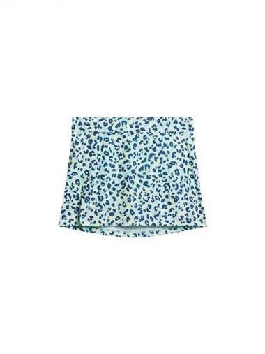 Golf Women s Amelie Print Skirt Tennis Leopard Aruba Blue GWSD09352 O495 Domestic Product GR5Y24051647081 - J.LINDEBERG - BALAAN 1